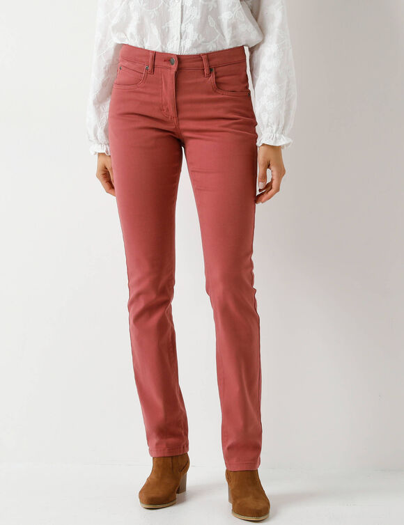 Pantalon sculptant, 5 poches (terracotta) Pantalon sculptant, 5 poches (terracotta)